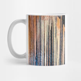 Conceptual abstract closeup of an oil paint brush stroke. Mug